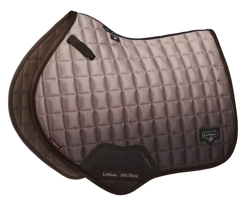 2020 LeMieux Spectrum Saddlepad in Close Contact in Mocha